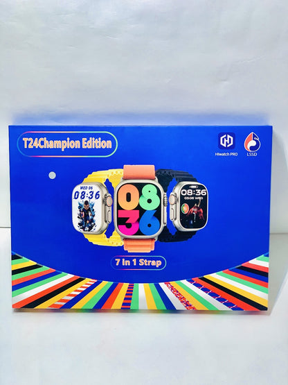 T24 Champion Edition Smartwatch  The Perfect Blend of Fitness Style and Performance