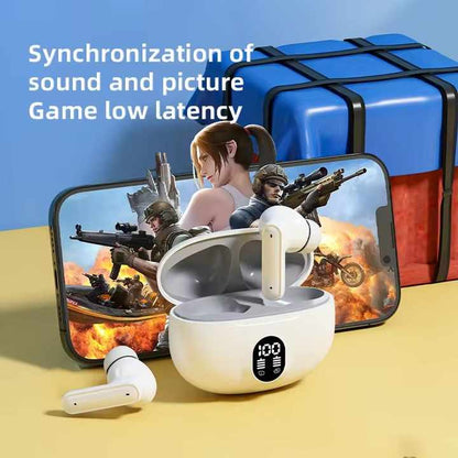 S510 TWS Bluetooth Earbuds with Active Noise Cancelling, LED Display, High-Quality Sound & Mic – Ideal for Gaming